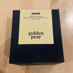 EMME GOLDEN PEAR CANDLE 8.5 OZ